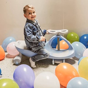 Voiture enfant twistcar 120 kg max bleue