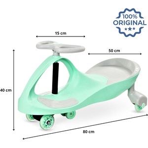 Voiture enfant twistcar 120 kg max verte