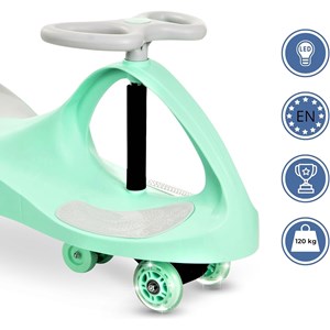 Voiture enfant twistcar 120 kg max verte
