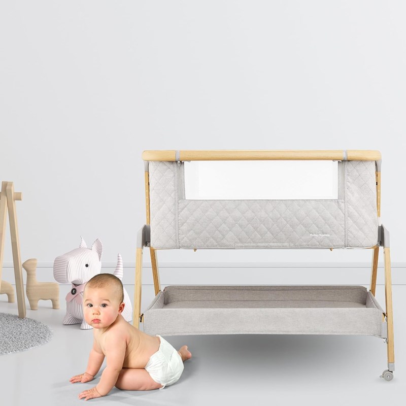 Moby System - Lit bébé lit parapluie d'appoint 9kg max
