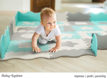 Tapis puzzle bébé en mousse 150*150