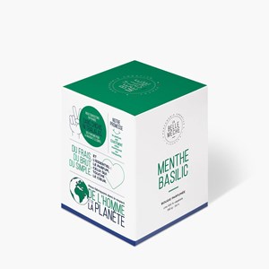 Bougie parfumée menthe basilic