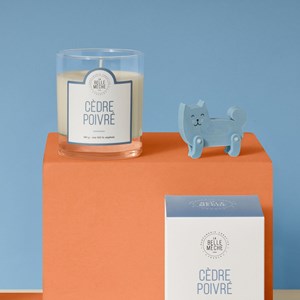 Bougie parfumée cèdre poivré