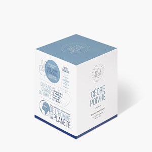 Bougie parfumée cèdre poivré