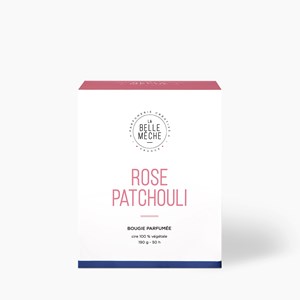Bougie parfumée rose patchouli