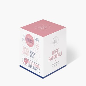 Bougie parfumée rose patchouli