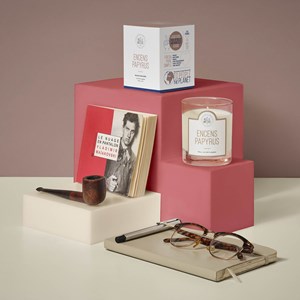 Bougie parfumée encens papyrus
