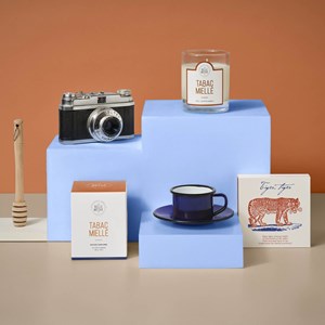 Bougie parfumée tabac miellé