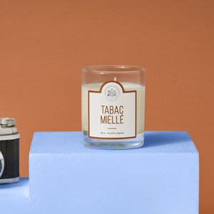 Bougie parfumée tabac miellé