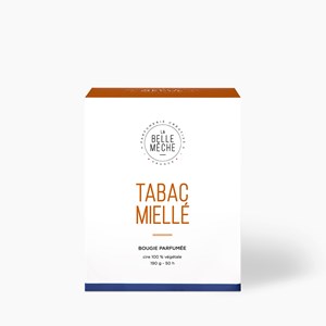 Bougie parfumée tabac miellé