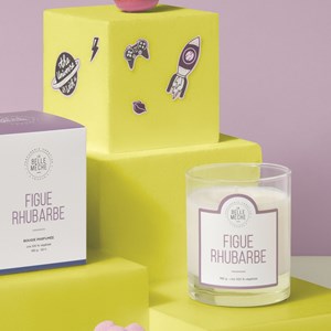 Bougie parfumée figue rhubarbe