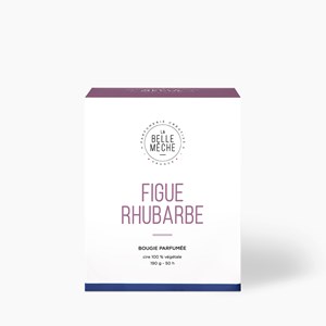 Bougie parfumée figue rhubarbe