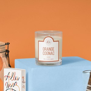 Bougie parfumée orange cognac