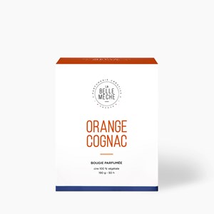 Bougie parfumée orange cognac
