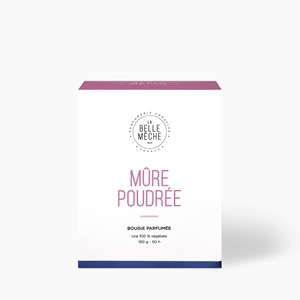 Bougie parfumée mûre poudrée