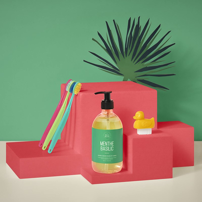 La Belle Mèche - Savon liquide menthe basilic