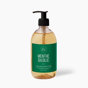 Savon liquide menthe basilic