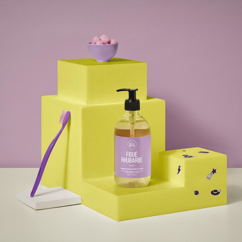 La Belle Mèche - Savon liquide figue rhubarbe