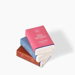 Savon solide parfumé rose patchouli