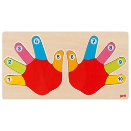 Les mains, puzzle à assembler