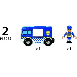 Camion de police - son et lumière