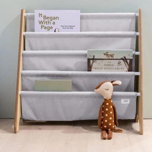 Bibliothèque enfant gris clair