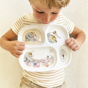 Assiette plateau à compartiments ernest