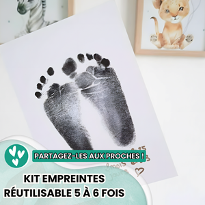 Kit d'empreinte pour main et pied bébé