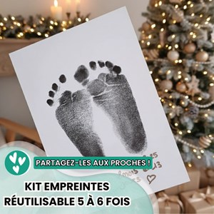 2 kit d'empreinte pour main et pied bébé