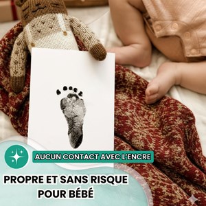 3 kit d'empreinte pour main et pied bébé