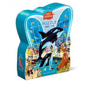 Puzzle crocodile creek bleu