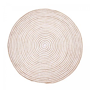 Tapis rond 100x100 rond blanc