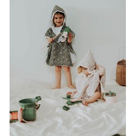 Poncho de bain fougère
