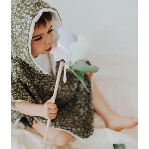 Poncho de bain fougère