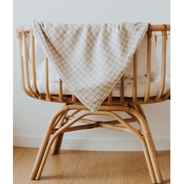 Couverture vichy galet