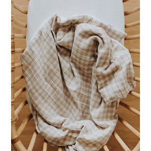 Couverture vichy galet