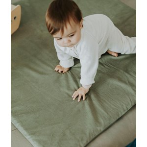 Tapis de motricité carré vert sauge