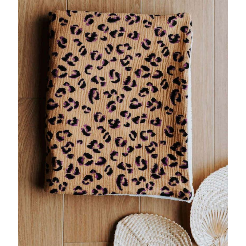 Couverture léopard (Manufacture des bébés français) - Image 2