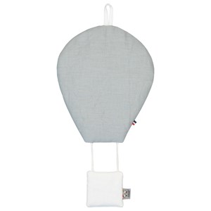 Montgolfière déco en lin vert de gris