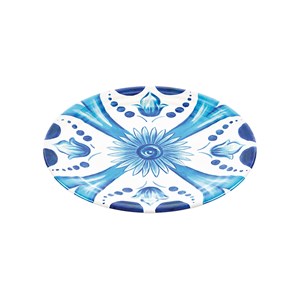 Lot de 6 assiettes à dessert en mélamine