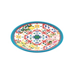 Lot de 6 assiettes plates en mélamine