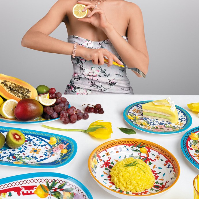 Assiettes à dessert en mélamine – Les Jardins de la Comtesse