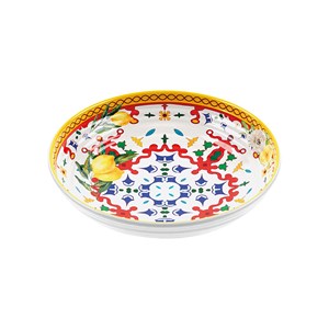 Lot de 6 assiettes creuses en mélamine