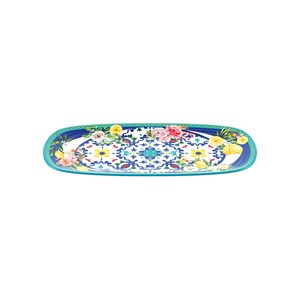 Lot de 2 plateaux en mélamine à motifs