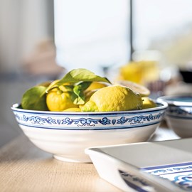 Saladier en mélamine bleu 30 cm guzzini