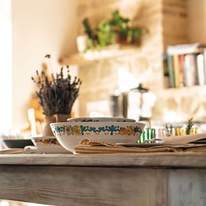 Saladier en mélamine à motifs 30 cm