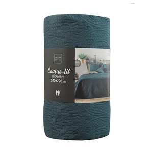 Couvre-lit 2 personnes matelassé 220x240
