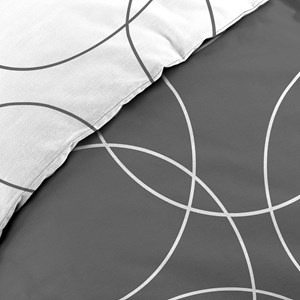 Housse de couette 140x200 elton + taie m