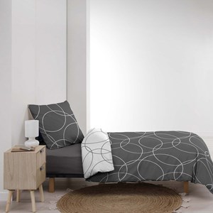 Housse de couette 140x200 elton + taie m