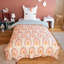 Housse de couette 140x200 + 1 taie maran